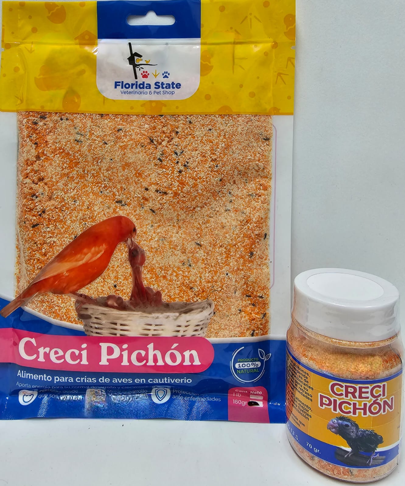 CRECI PICHON Alimentos para aves en cautiverio