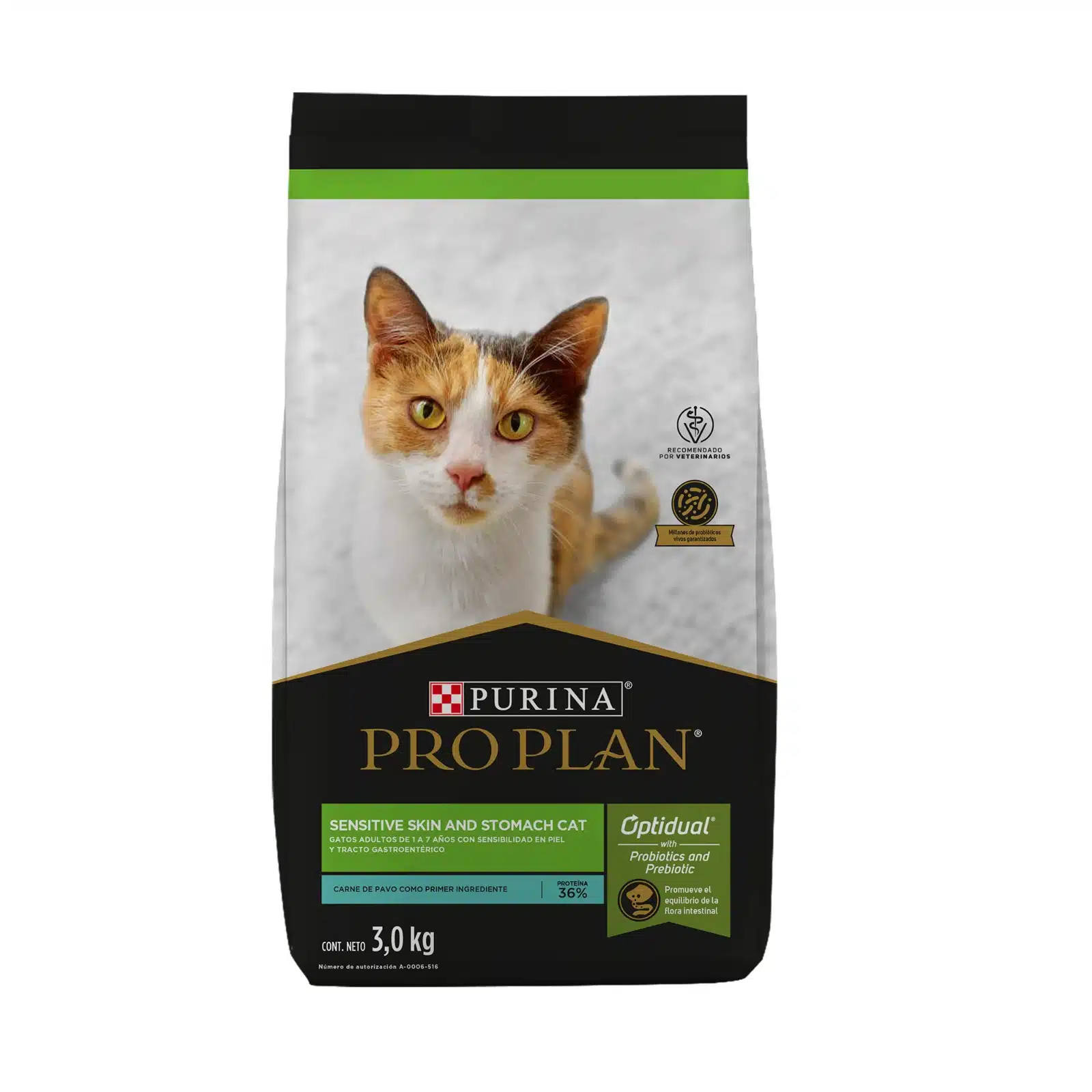 Pro Plan Gato Sensitive Skin Stomach 3kg