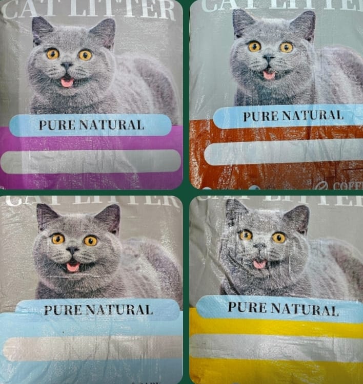 Arena pure natural para gato con bolitas de Bentonite de 10 kilos (22 libras)