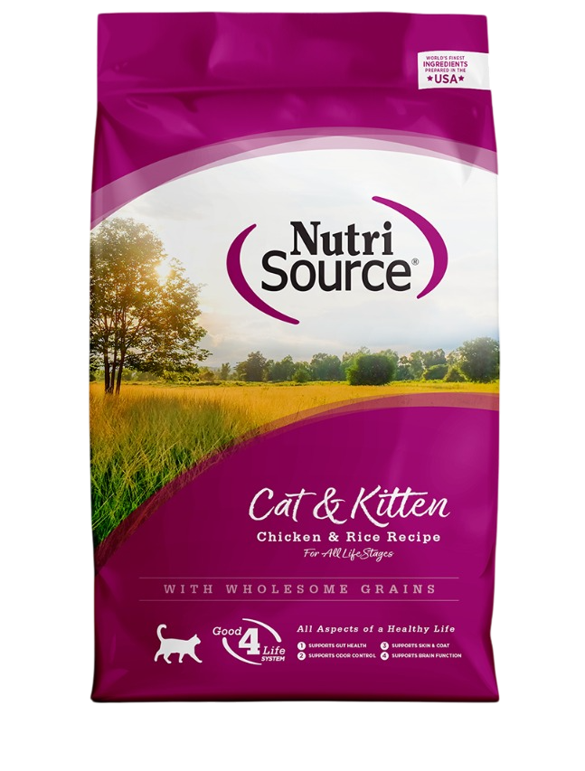 NUTRI SOURCE CAT AND KITTEN CHIKEN AND RICE