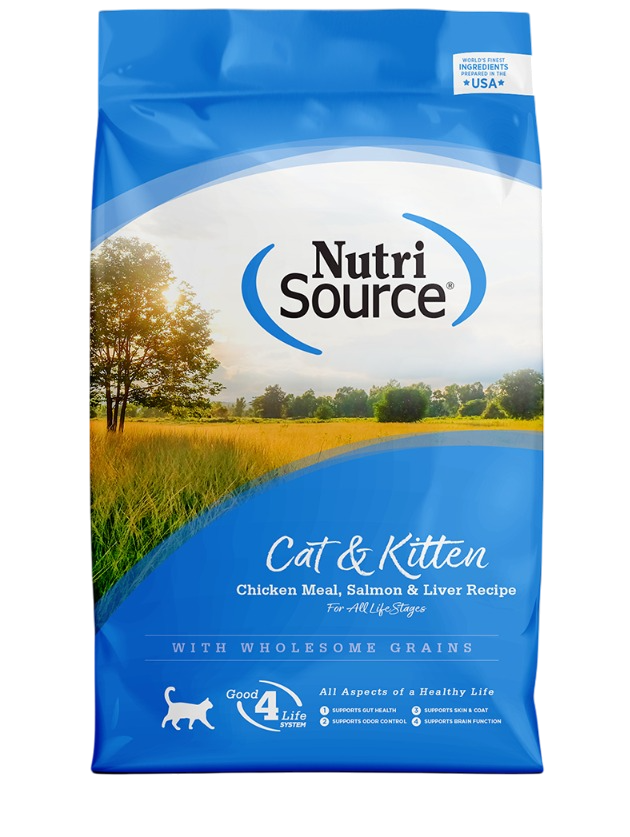 Nuti Source  cat &amp; kitten chick/salmon/liver 12 libras 73893280095