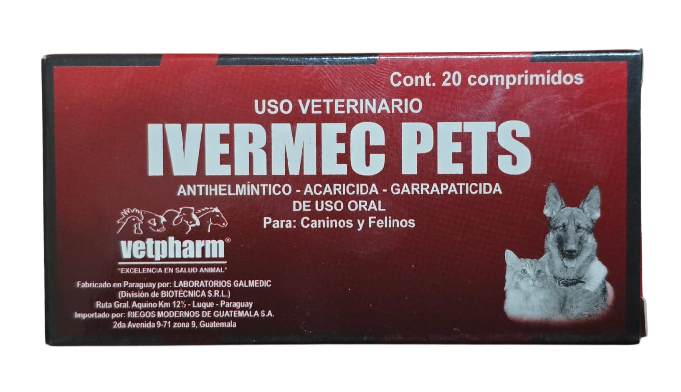 IVERMEC PETS Ivermectina+Prazicuantel