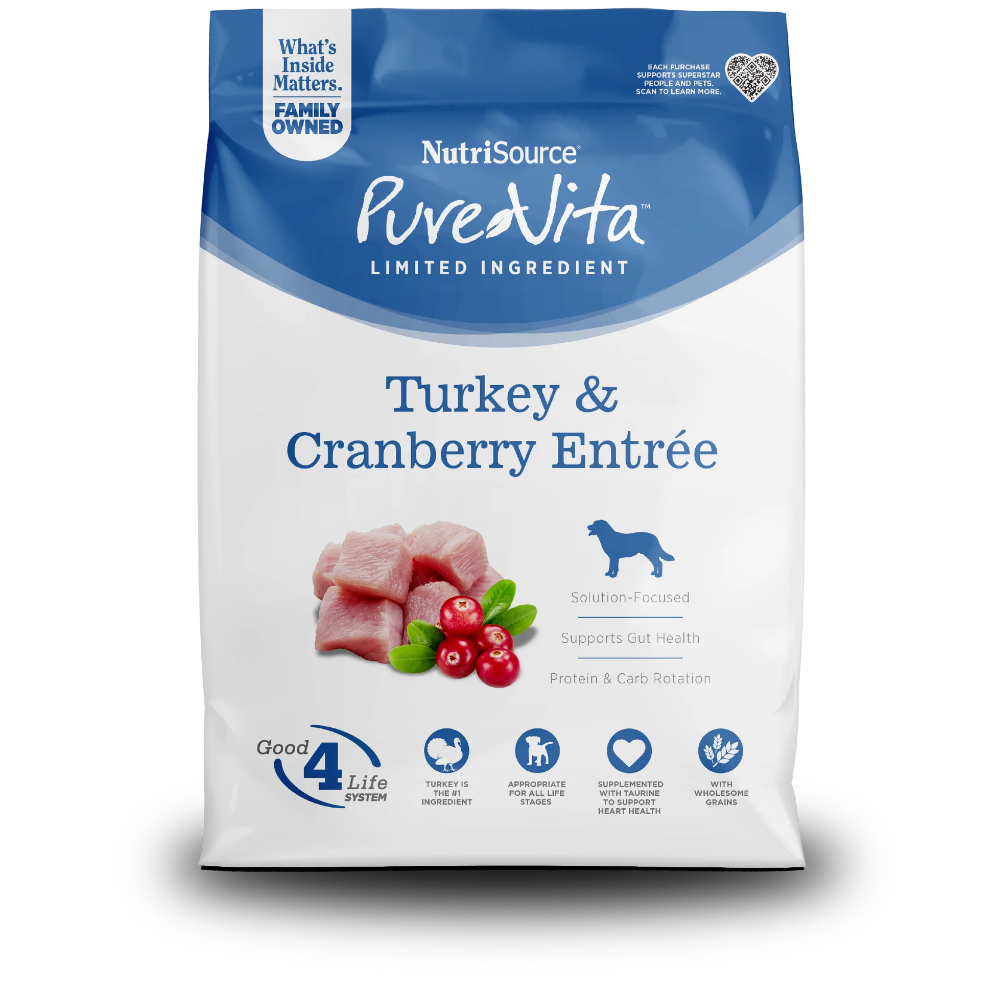 NUTRI SOURSE PURE VITA TURKEY & CRANBERRY