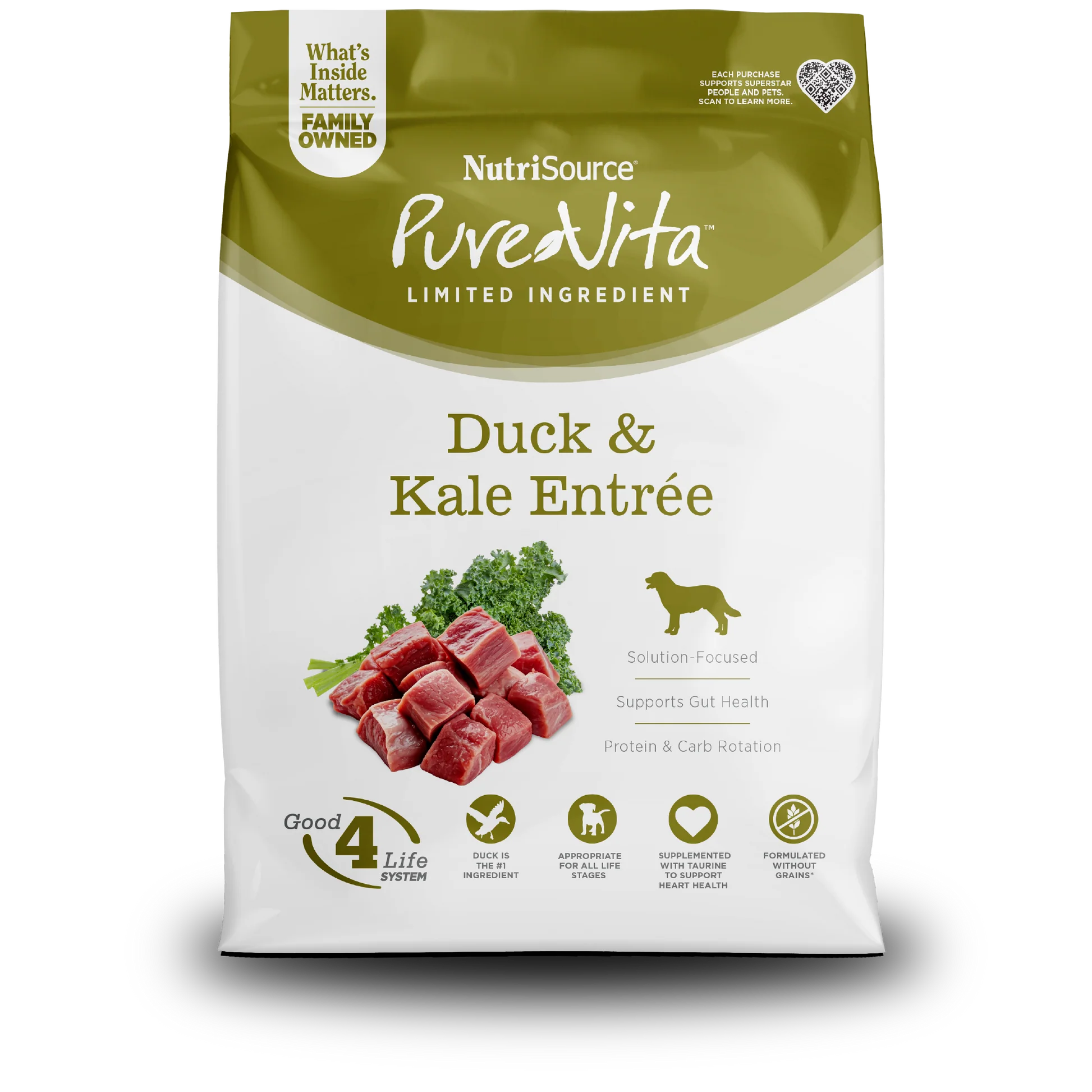 NUTRI SOURSE PURE VITA DUCK & KALE ENTRÉE GF